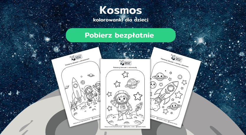 Darmowe kolorowanki o kosmosie do druku dla dzieci